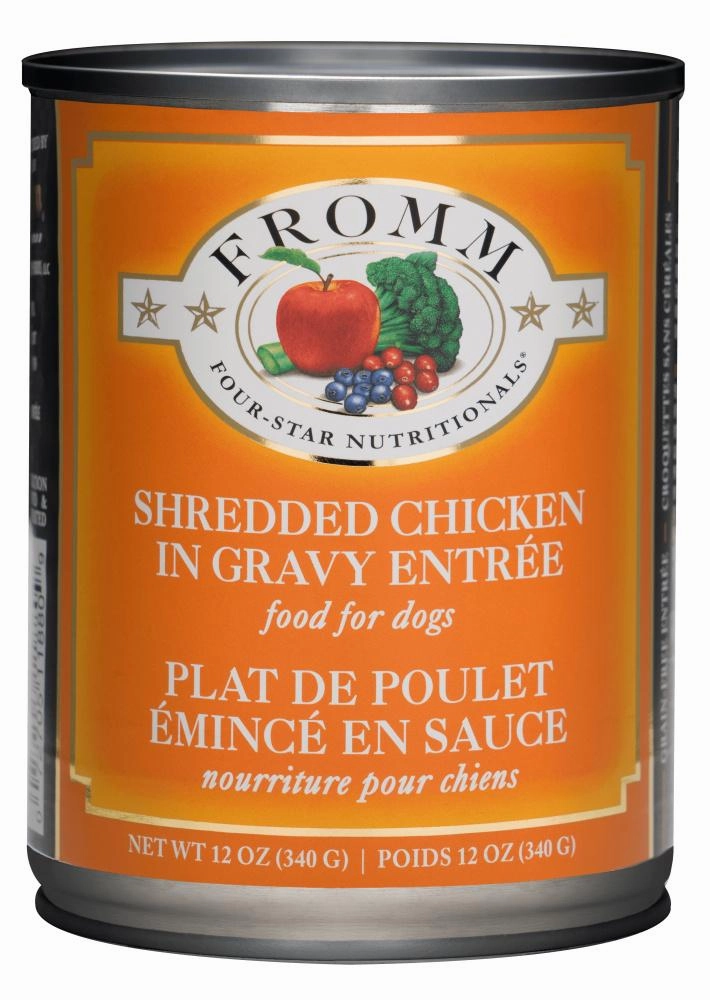 Fromm Four Star Shredded Chicken in Gravy