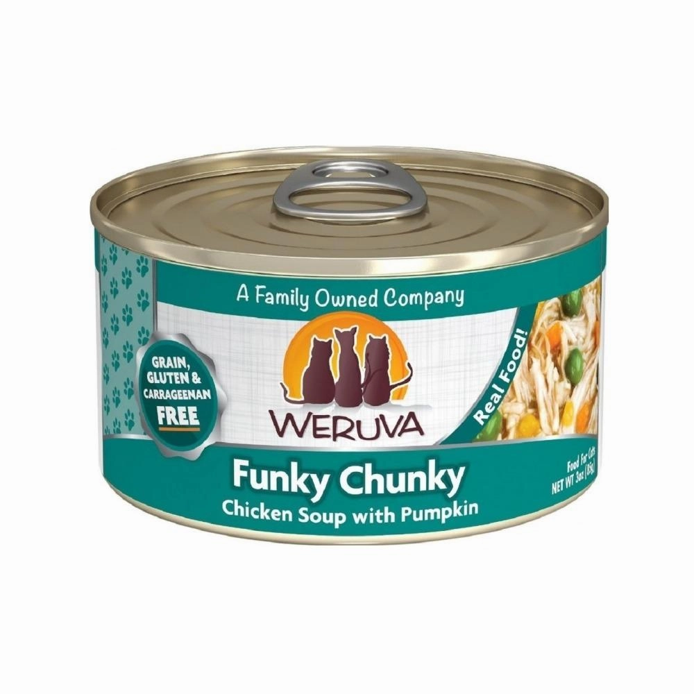 Funky Chunky Chicken Soup with Pumpkin Cat Can