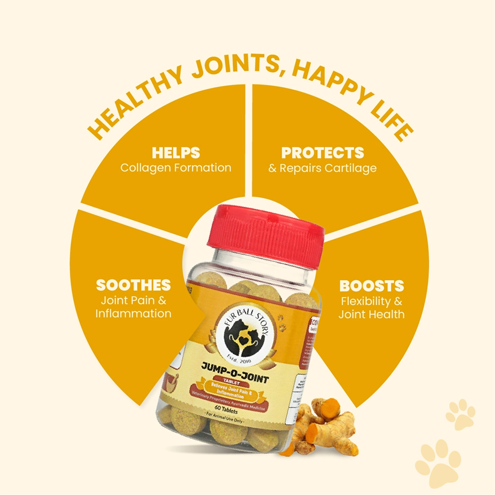 FurBall Story Jump O Joint Care tablets for Dogs and Cats