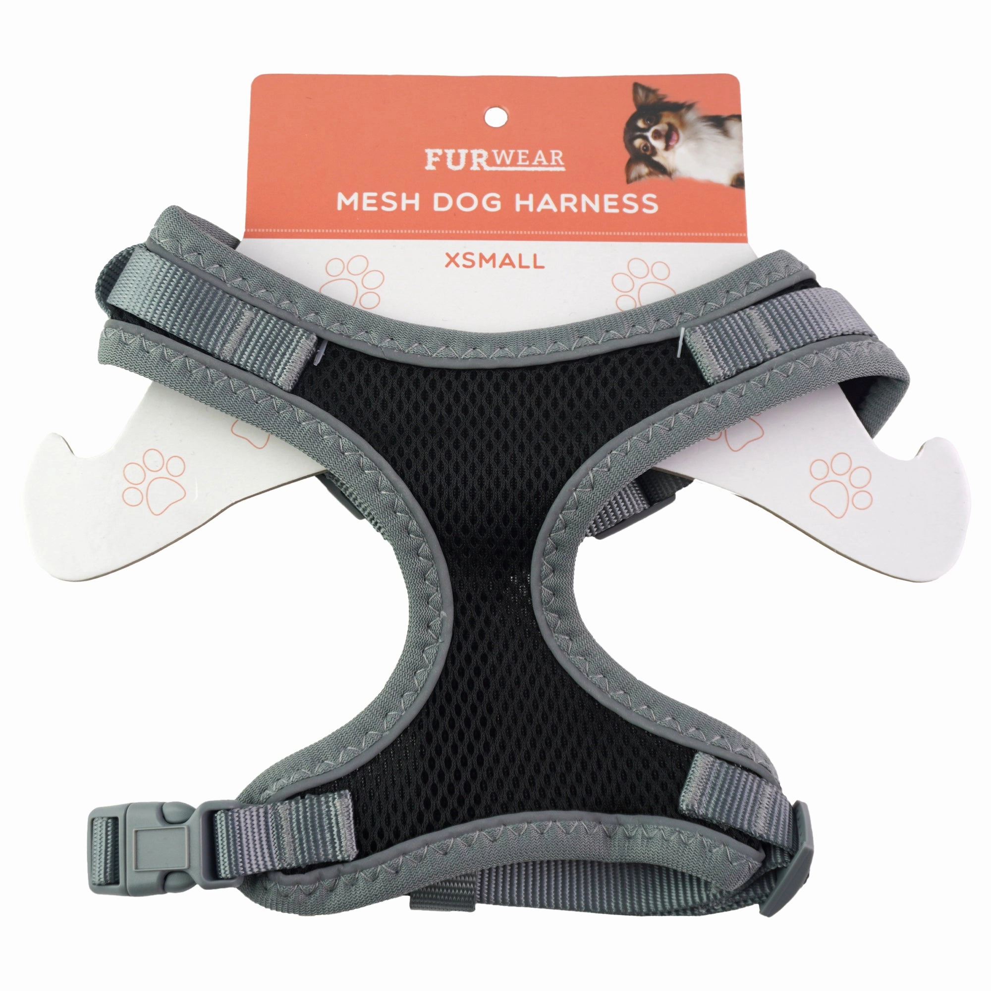Furwear - Mesh Dog Harness (Black)