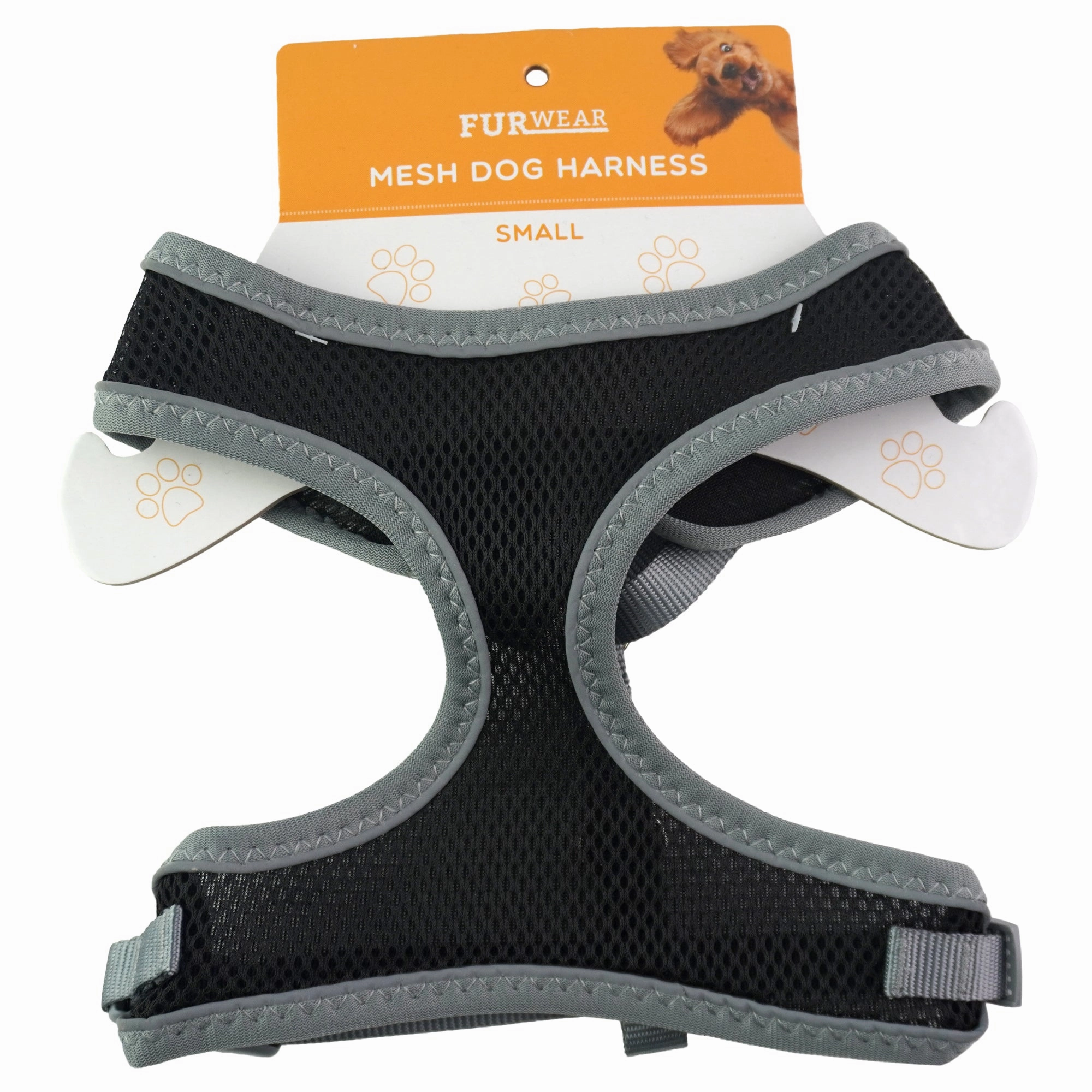 Furwear - Mesh Dog Harness (Black)