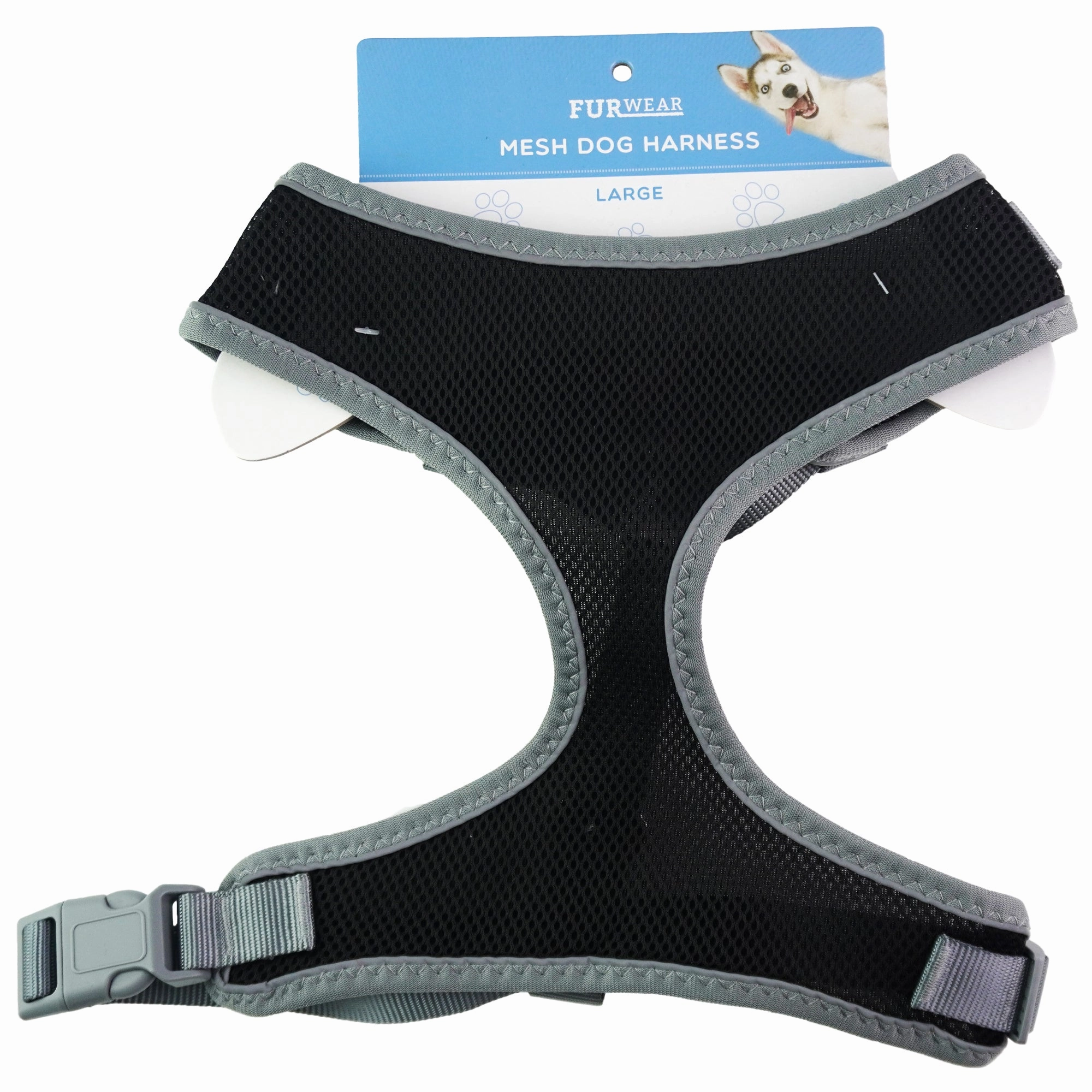 Furwear - Mesh Dog Harness (Black)