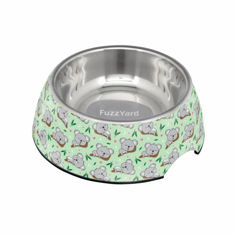 Fuzzyard Dog Bowl Melamine Dreamtime Koalas L