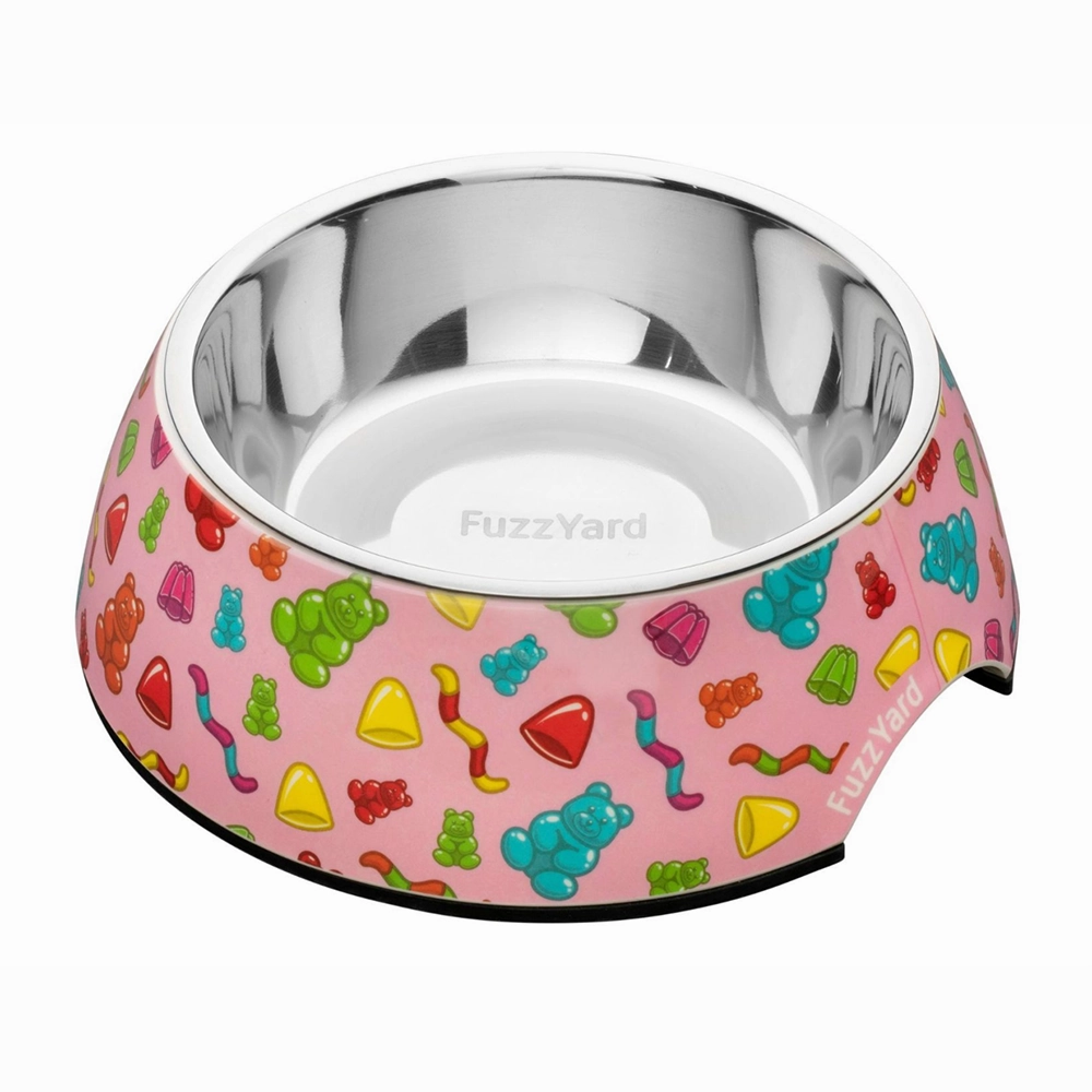 Fuzzyard Dog Bowl Melamine Jelly Bears M