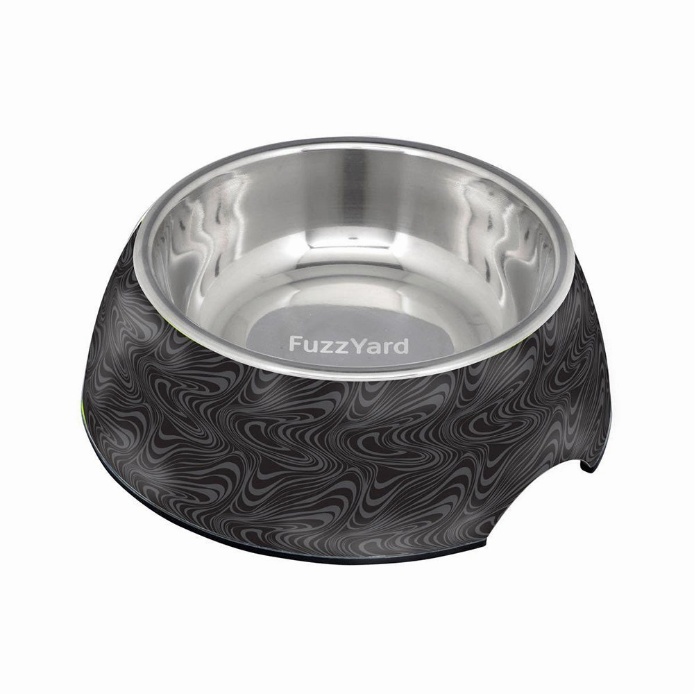 Fuzzyard Dog Bowl Melamine Liquify L