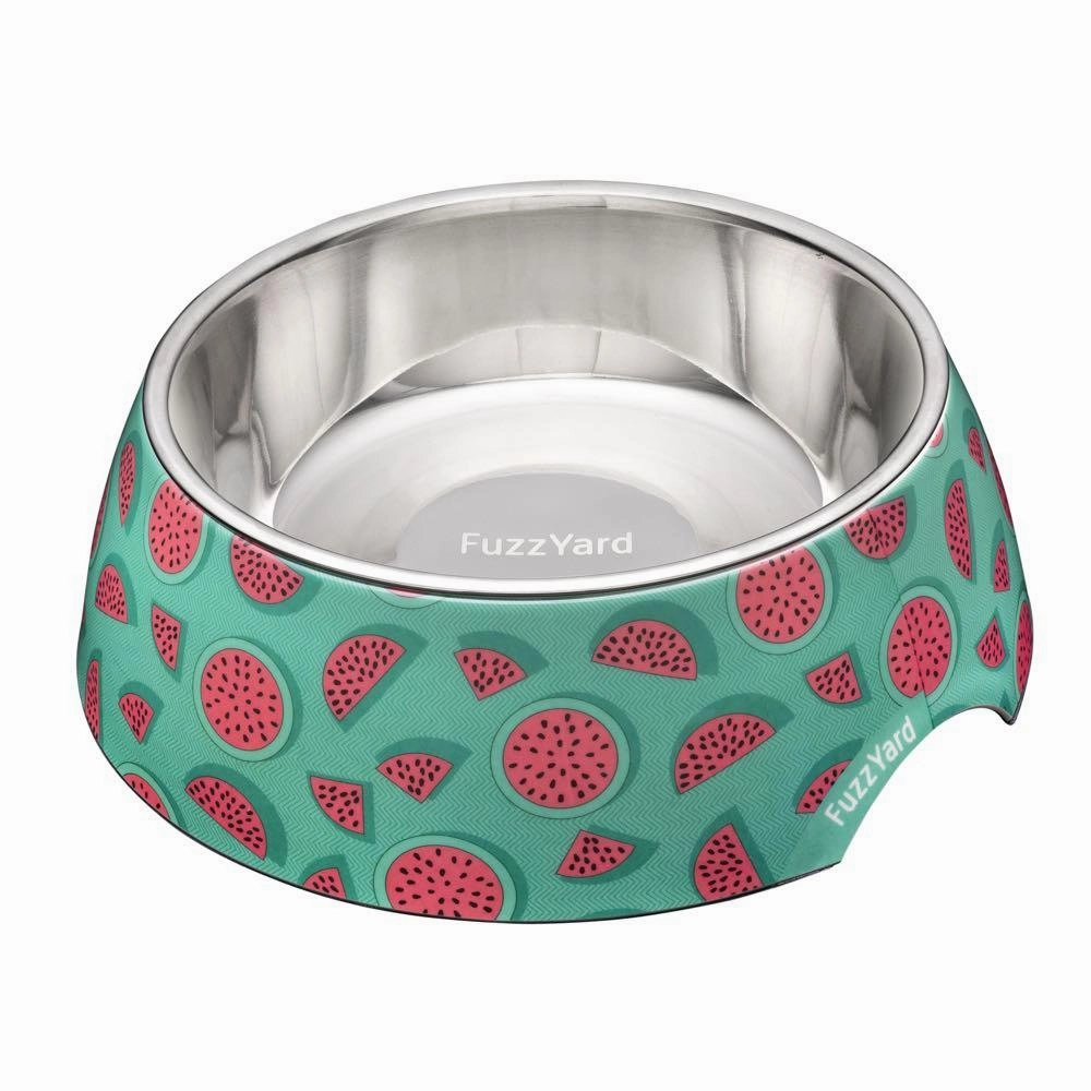 Fuzzyard Dog Bowl Melamine Summer Punch S