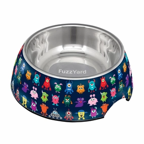 Fuzzyard Dog Bowl Melamine Yard Monsters M