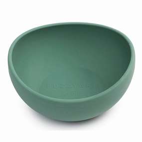 FuzzYard Dog Bowl Silicone Myrtle Green M