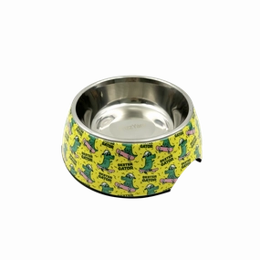 Fuzzyard Dog Bowl Sk8ter Gator L