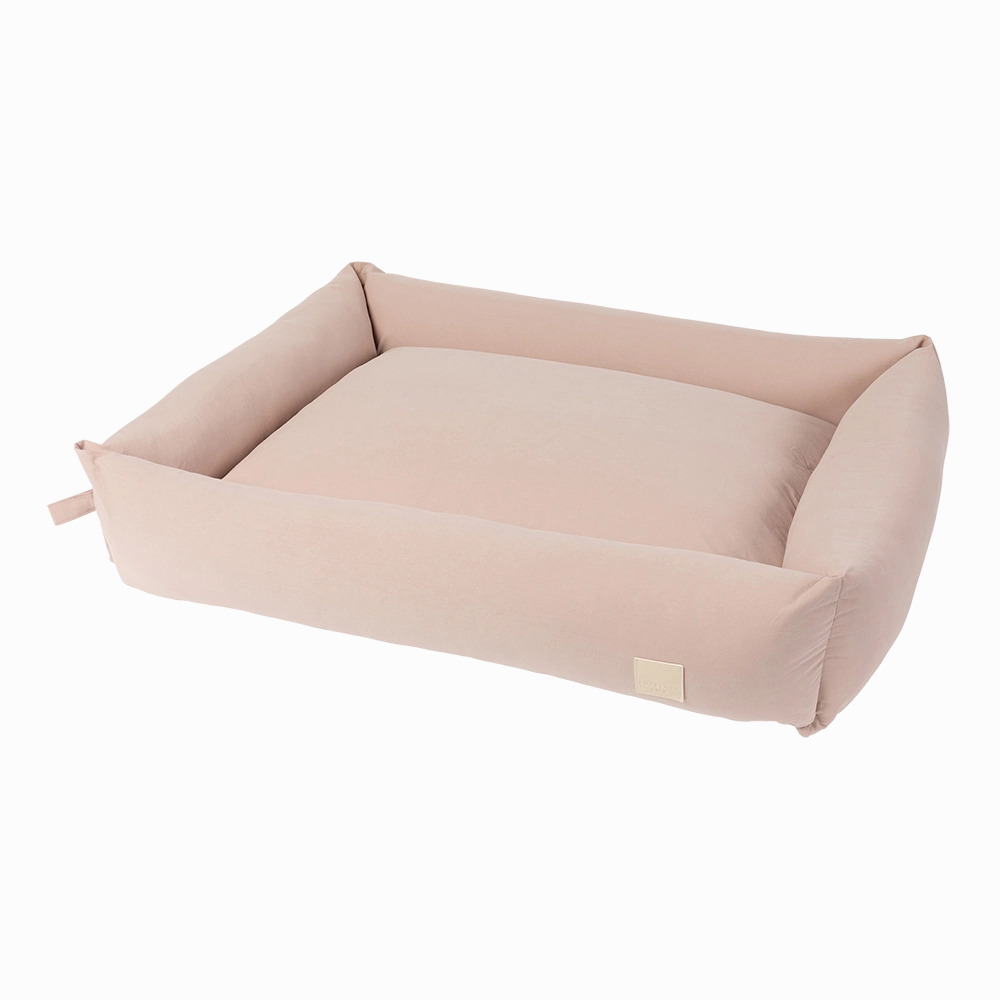 Fuzzyard Pet Bed Premium Lounge Life Soft Blush L
