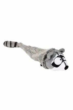 FuzzYard Run Along Raccoon Plush Dog Toy