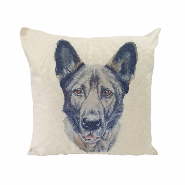 German Shepherd Portrait Throw Cushion