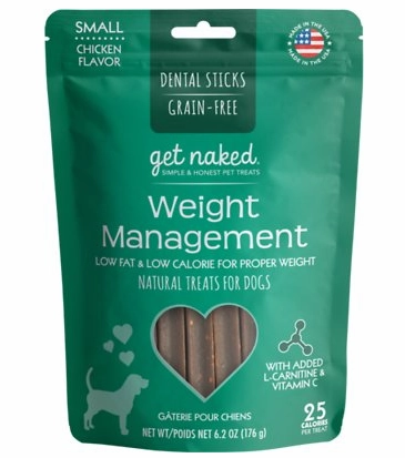 Get Naked Weight Management Dental Chew Sticks