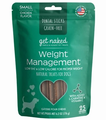 Get Naked Weight Management Dental Chew Sticks