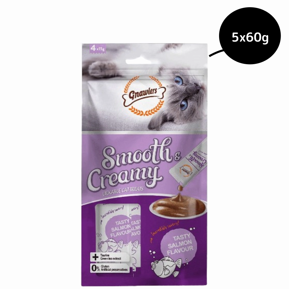 Gnawlers Salmon Flavour Creamy Cat Treats