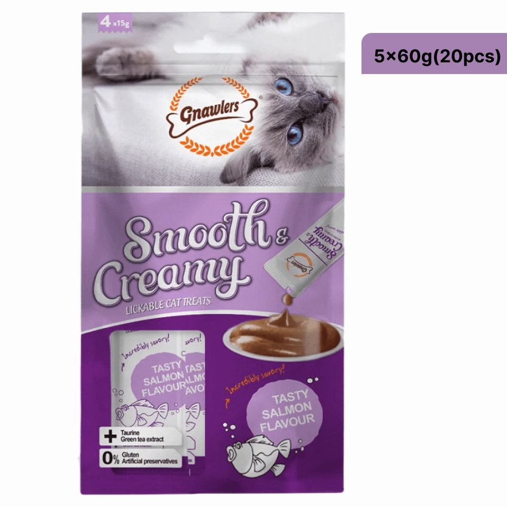 Gnawlers Salmon Flavour Creamy Cat Treats