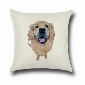 Golden Retriever Throw Cushion
