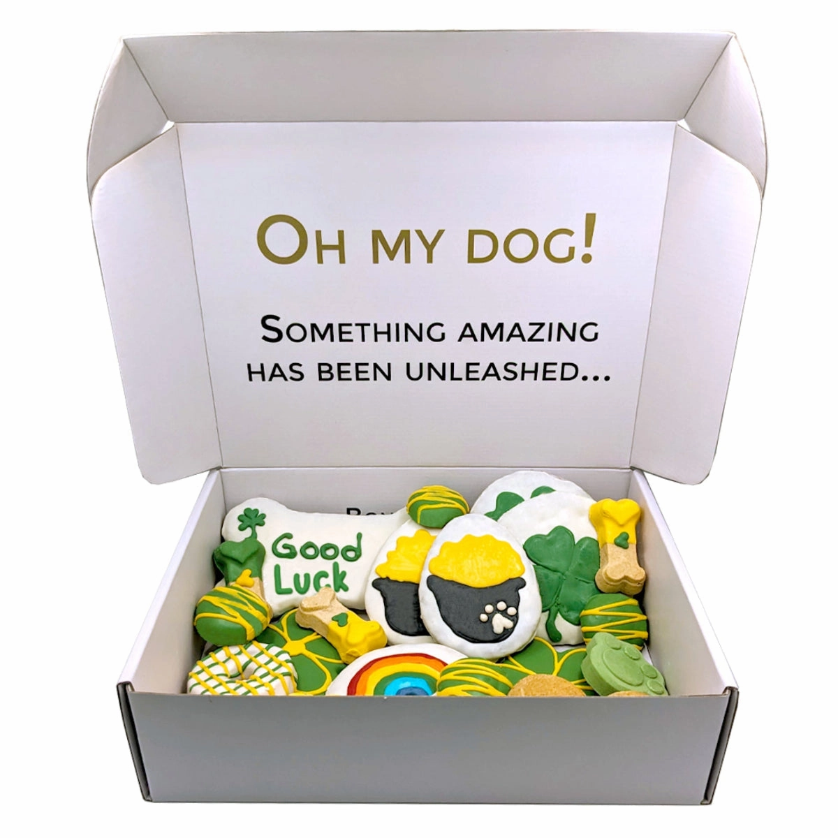 Good Luck Dog Treats Gift Box