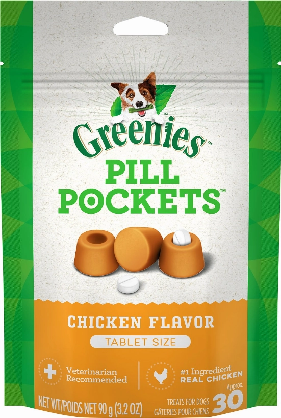 Greenies Pill Pockets  Tablets Chicken 3.2 oz ( 30 Count)