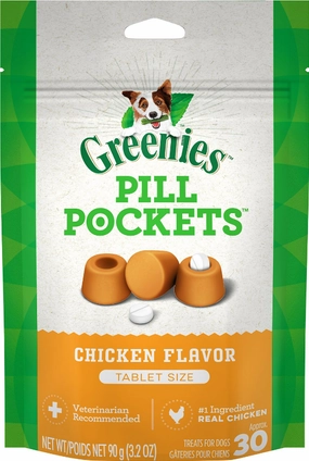Greenies Pill Pockets  Tablets Chicken 3.2 oz ( 30 Count)