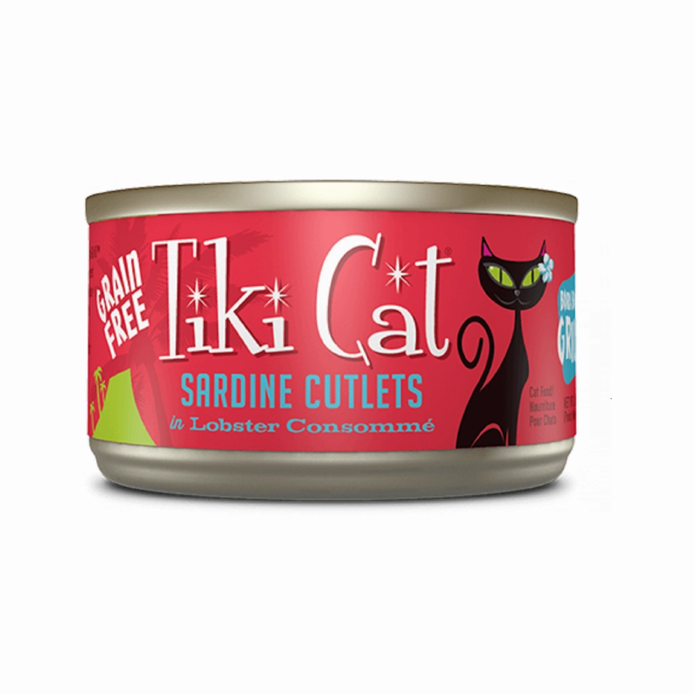 Grill Sardine Cutlets & Lobster in Broth Cat Can