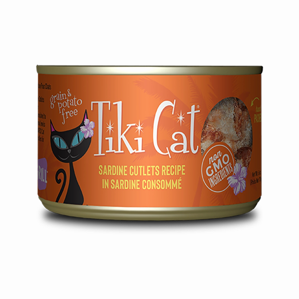 Grill Sardine Cutlets Cat Can