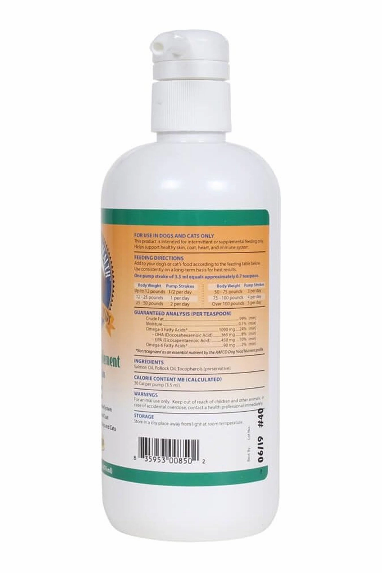 Grizzly Salmon Oil Cat Supplement