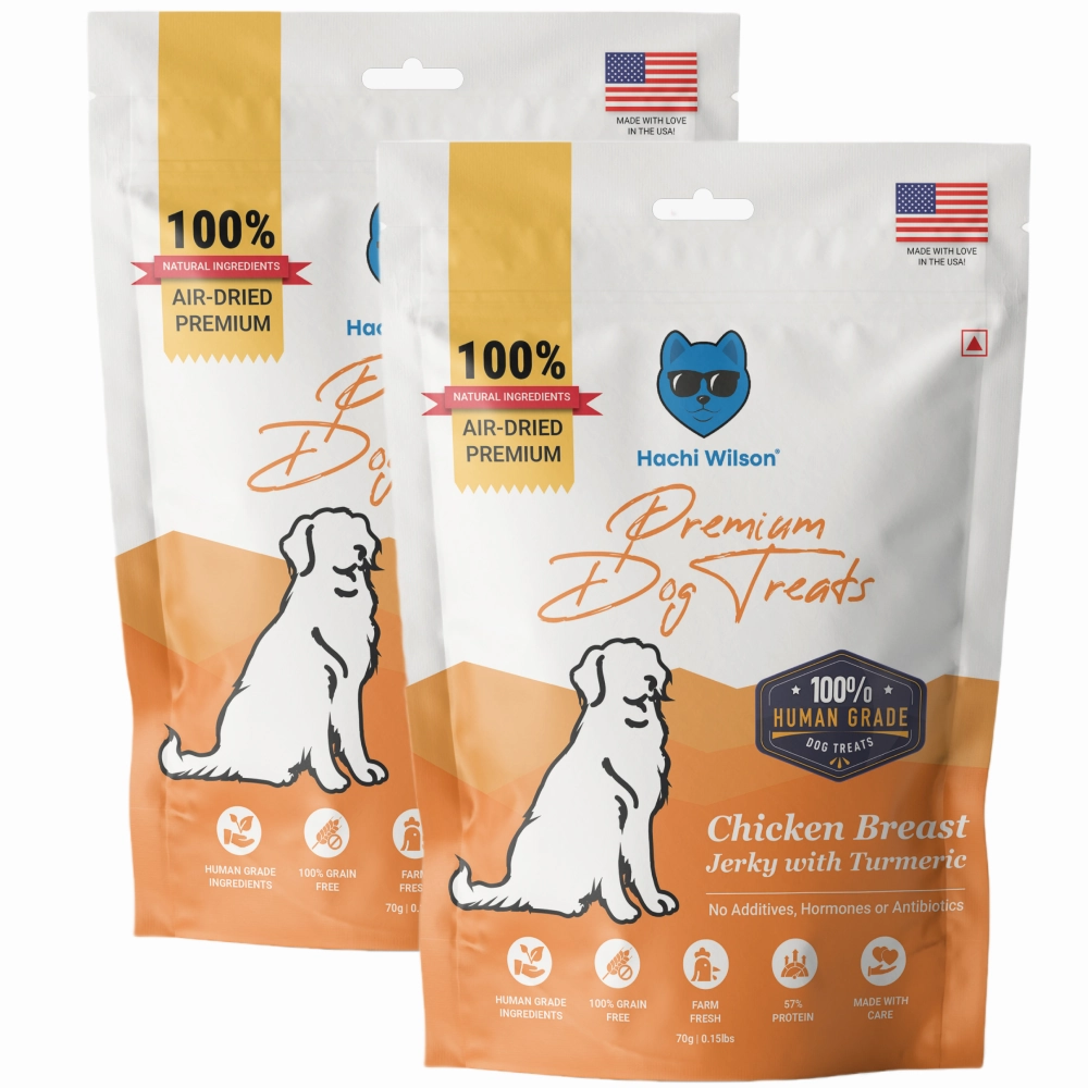 Hachi Wilson Premium Chicken Breast with Turmeric Jerky Dog Treat