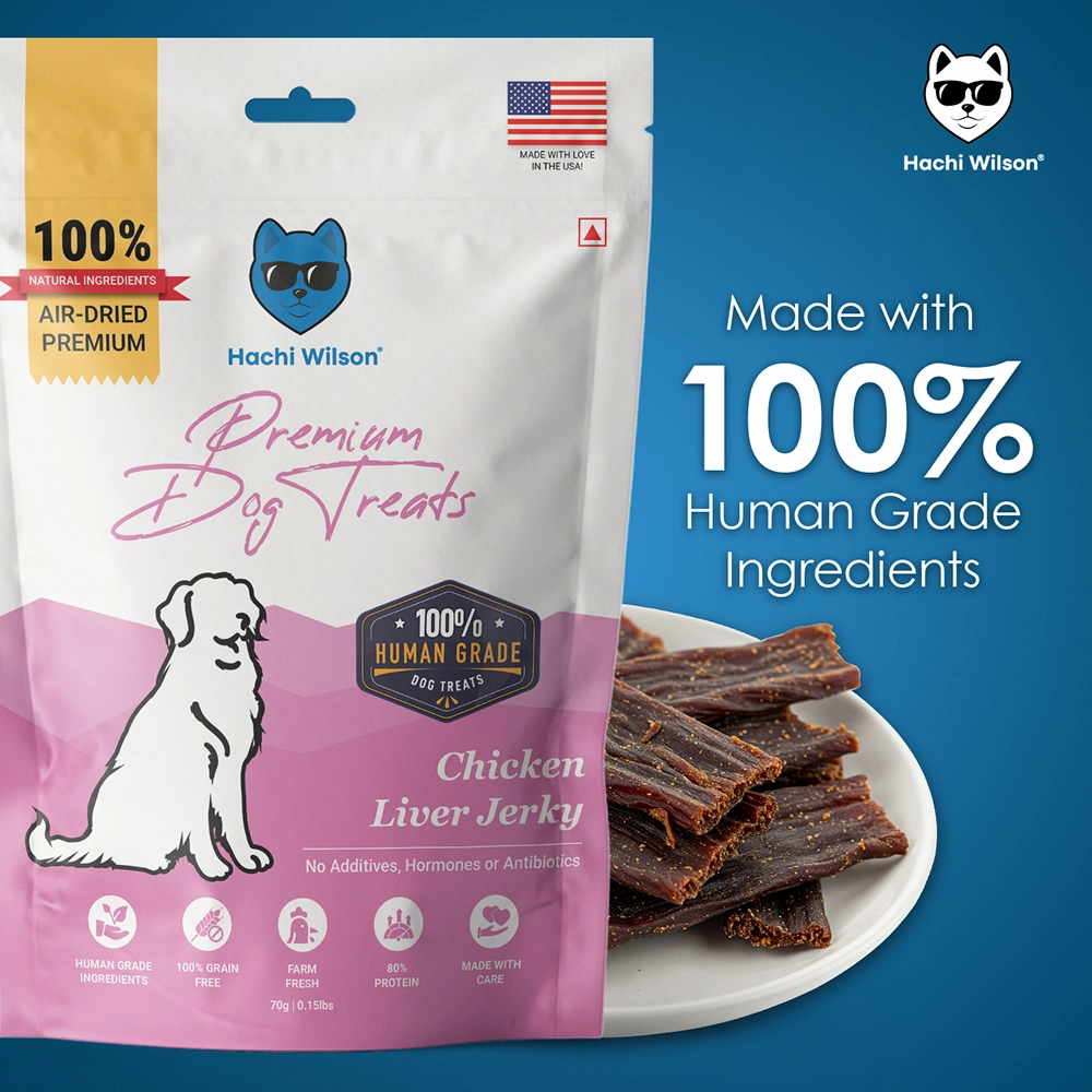 Hachi Wilson Premium Chicken Liver Jerky Dog Treat