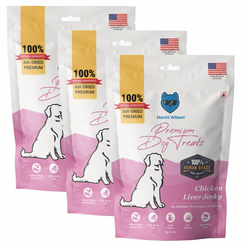 Hachi Wilson Premium Chicken Liver Jerky Dog Treat
