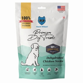 Hachi Wilson Premium Dehydrated Chicken Neck Jerky Dog Treat