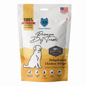 Hachi Wilson Premium Dehydrated Chicken Wings Jerky Dog Treat
