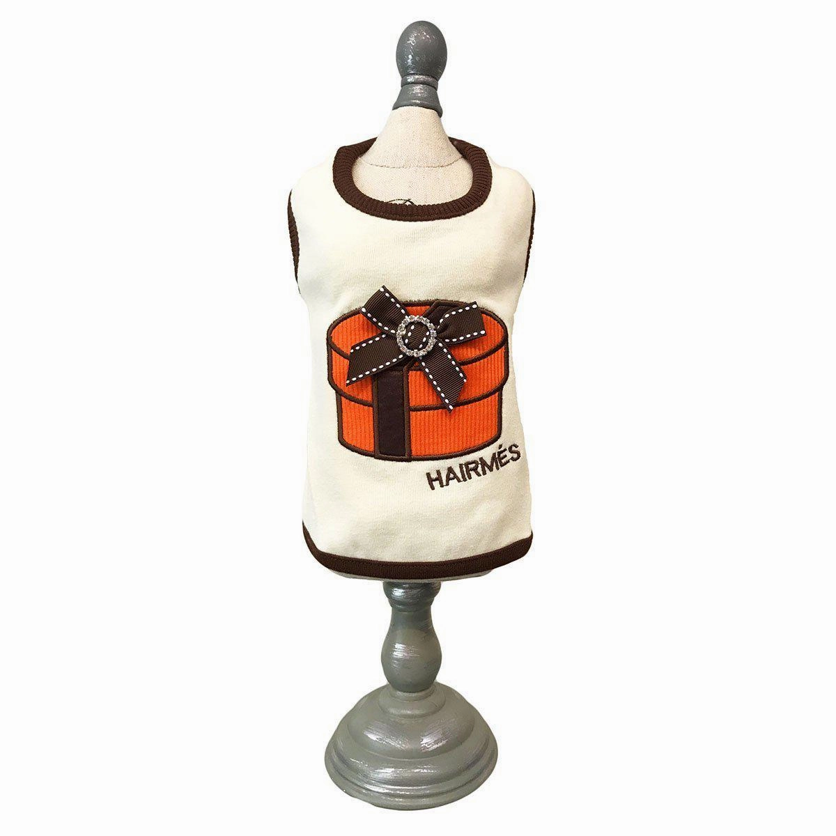 Hairmes Gift Box Dog Tank Ivory