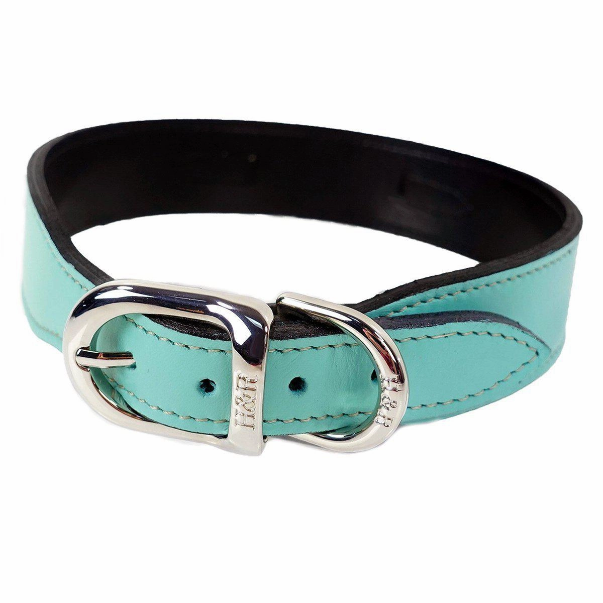 Hamilton Collection Dog Collar Turquoise/Nickel