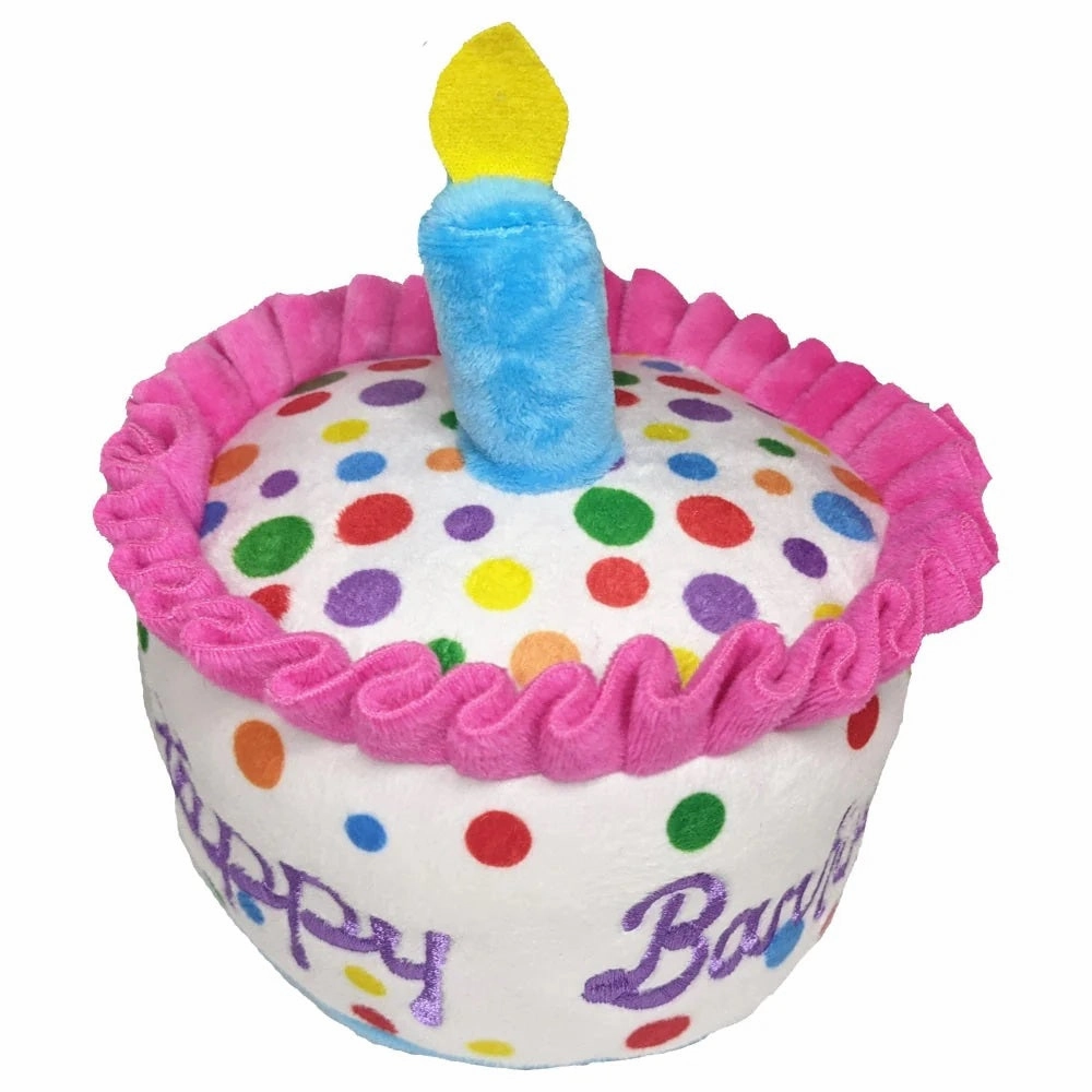 Happy Barkday Cake Dog Plush Toy