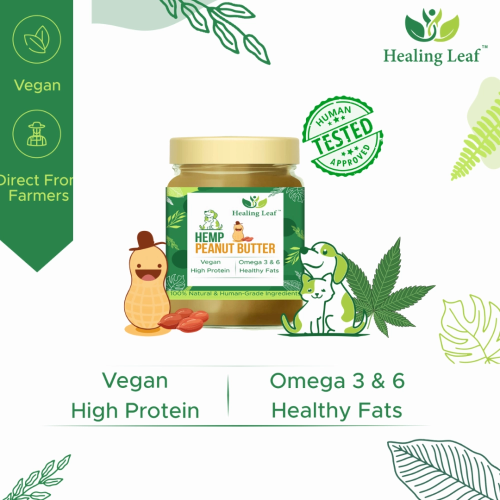 Healing Leaf Hemp Peanut Butter and Skatrs Licky Mat Combo for Dogs and Cat