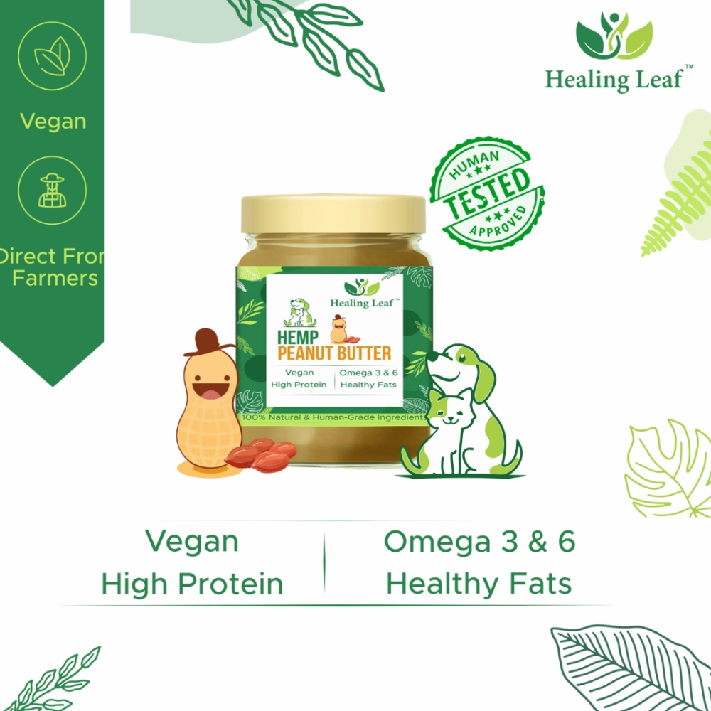 Healing Leaf Hemp Peanut Butter and Skatrs Licky Mat Combo for Dogs and Cat