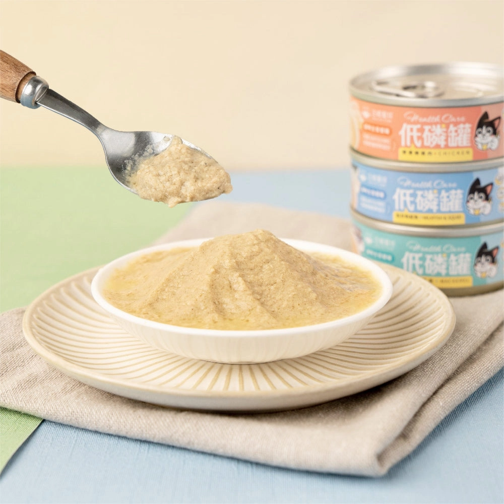 Health Care - Low Phosphorus Milkfish & Squid Complete Balanced Cat Can