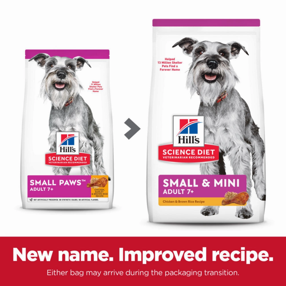 Hill's Science Diet Adult 7  Small & Toy Breed Chicken Meal, Brown Rice, & Barley Recipe Dry Dog Food