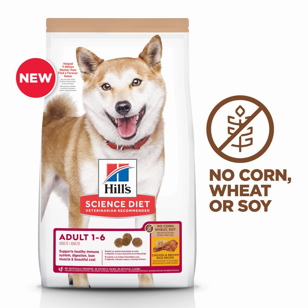 Hill's Science Diet No Corn, Wheat, Soy Chicken Adult Dry Dog Food