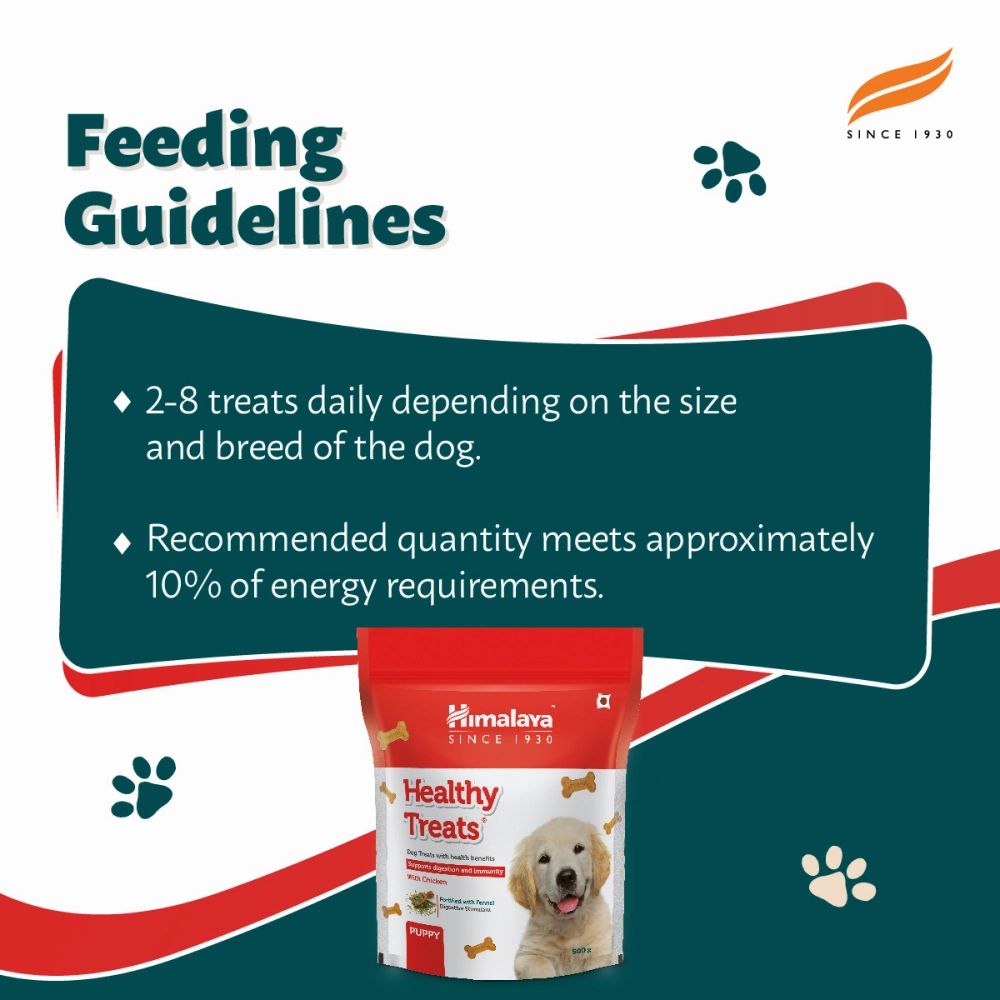 Himalaya Chicken & Milk Healthy Dry Food and Chicken Healthy Treats Puppy Combo