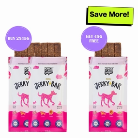 Homiee & Ginger Air Dried Grain Free Mutton Jerky Bar Dog Treats (Buy 2 Get 1 Free)