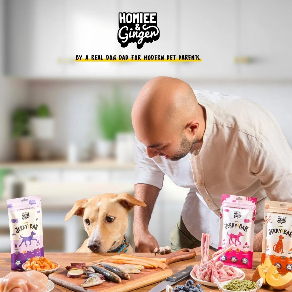 Homiee & Ginger Air Dried Grain Free Mutton Jerky Bar Dog Treats (Buy 2 Get 1 Free)