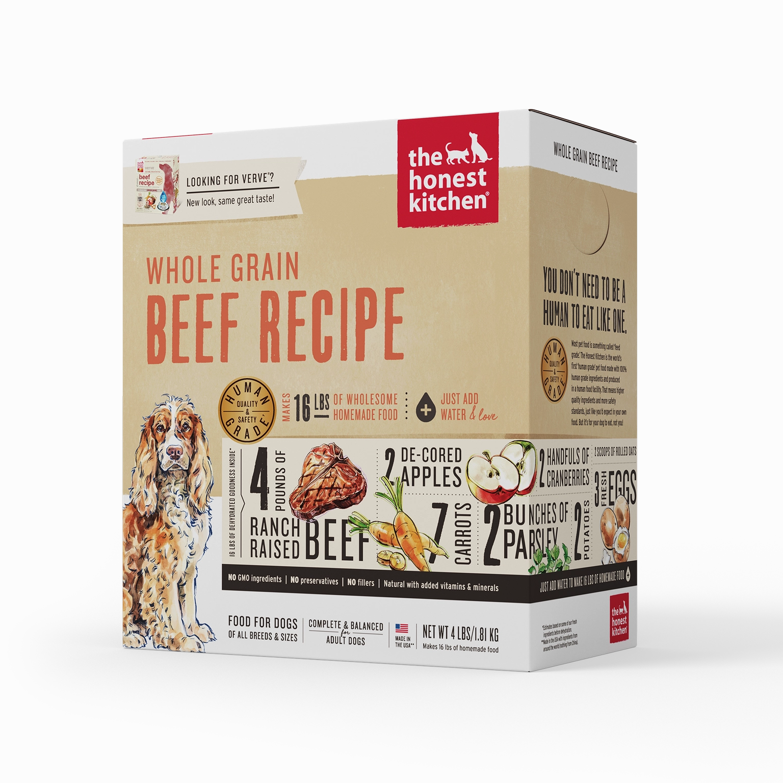 Honest Kitchen Whole Grain Beef Recipe