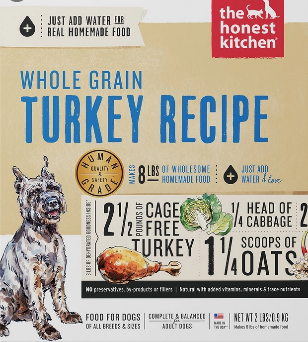 Honest Kitchen Whole Grain Turkey Recipe