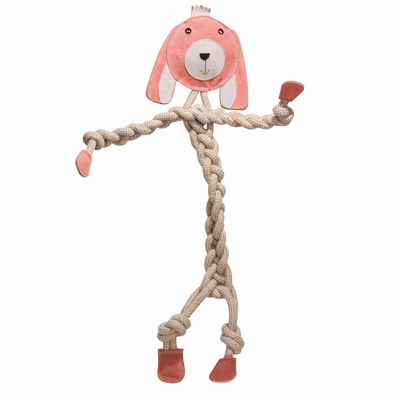 Huggle Hounds Bitsy Bunny Rope Knottie