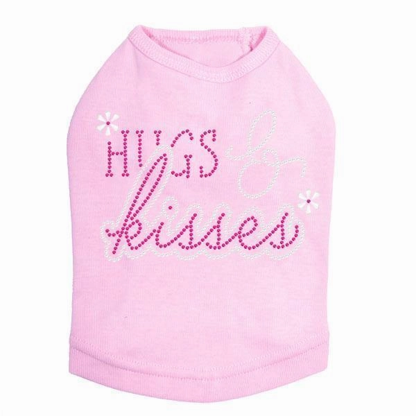Hugs And Kisses 2 Rhinestone Dog Tank