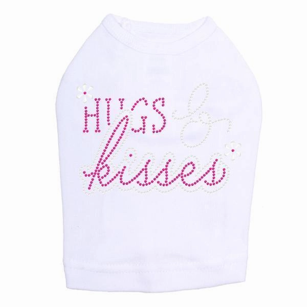Hugs And Kisses 2 Rhinestone Dog Tank