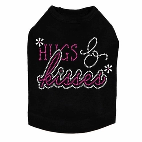 Hugs And Kisses 2 Rhinestone Dog Tank