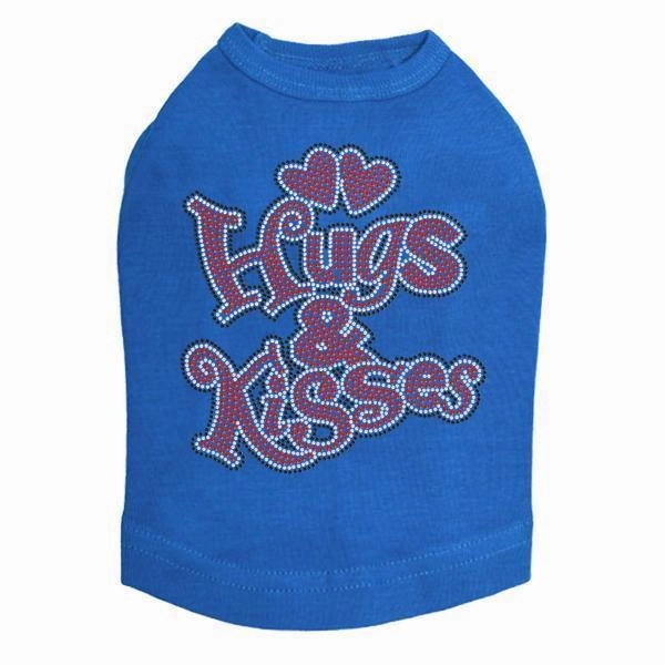 Hugs And Kisses Rhinestone Dog Tank